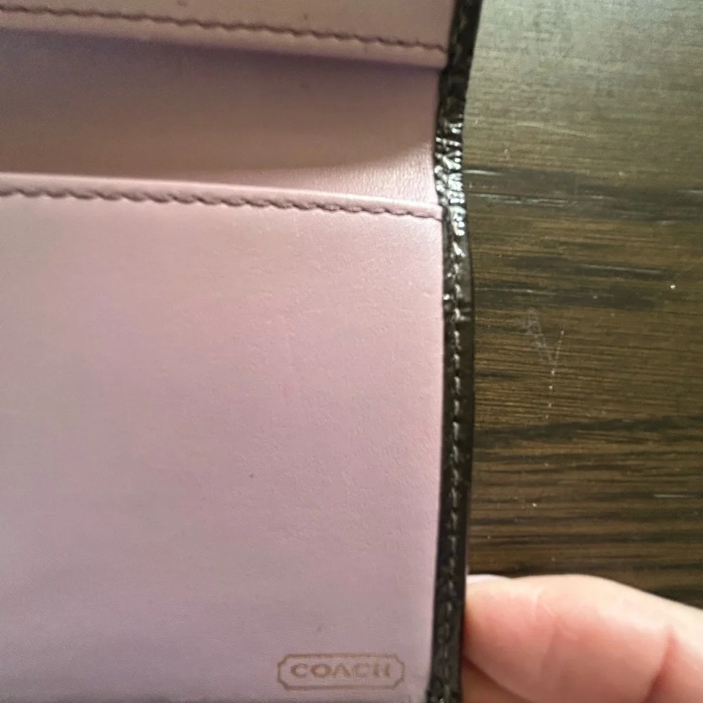 Coach Madison Signature Vintage Canvas Wallet and Checkbook Set - Picture 11 of 13